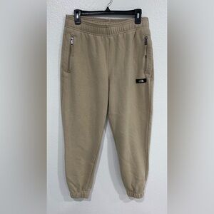 The North Face Khaki Joggers with Zippered Pockets